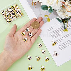 40шт 2 цвета легкие позолоченные подвески из сплава&nbsp;ENAM-DC0014-97