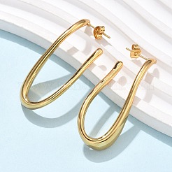 U-образные серьги-гвоздики из нержавеющей стали 304&nbsp;EJEW-C142-13G