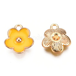 Подвески из эмалевого сплава с покрытием из легкого золота&nbsp;ENAM-R136-16G