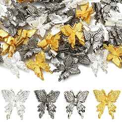 40шт бусины из сплава 4 цветов&nbsp;FIND-CJ0005-32