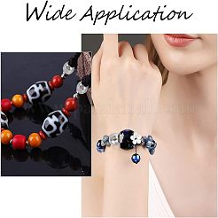 70 шт. 7 стиля 201 европейские бусины из нержавеющей стали OPDL-UN0001-05