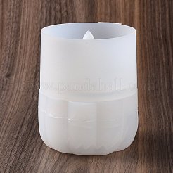 Хэллоуин тема DIY тыква Джек-о-фонарь ящик для хранения и крышка набор силиконовых форм DIY-G058-A01