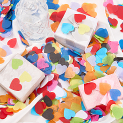 100 г 10-цветная бумага для украшения стола конфетти&nbsp;AJEW-SP0002-88