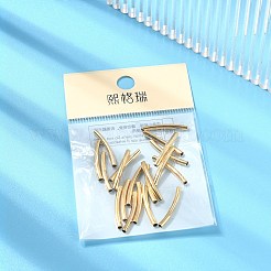 Латунные трубки изогнутой бисера&nbsp;XGRPCU093-259G