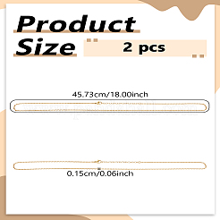 1 шт. позолоченные ожерелья из оловянного сплава с цепочкой&nbsp;NJEW-LP0010-01