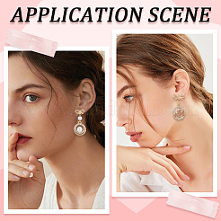 10 шт. латунные серьги-гвоздики&nbsp;KK-BBC0022-25