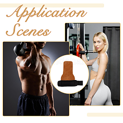 Защита для рук из бархатной кожи и полиэстера AJEW-WH0165-44