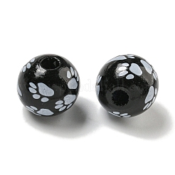 Набивные деревянные европейские бусины&nbsp;WOOD-G022-09D