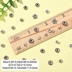 100 шт. 10 стиля бусины из сплава в тибетском стиле&nbsp;TIBE-YW0001-76