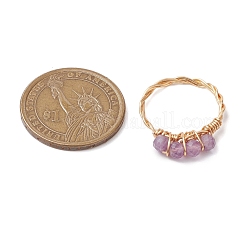 Ограненные круглые бусины из натурального тигрового глаза RJEW-JR00787