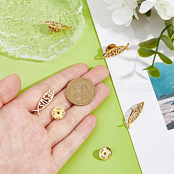 4 шт. 304 нержавеющая сталь булавки для лацкана рюкзака JEWB-FH0002-11G