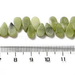 Натуральный натуральный нефрит синьи/нити из бус из китайского южного нефрита G-B064-B04