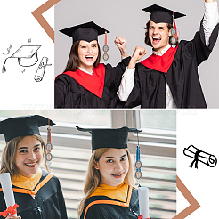 Набор для самостоятельного изготовления овальных и сердечных подвесок из сплава для украшения выпускного DIY-SC0025-37