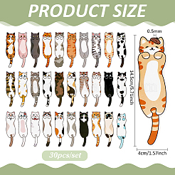 30 шт. милых бумажных закладок в виде кота&nbsp;AJEW-WH0455-255