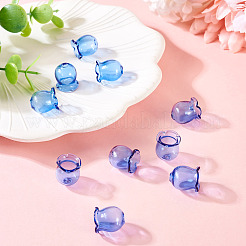 10 шт. стеклянные колпачки для изготовления колокольчиков GLAA-BY0001-05H