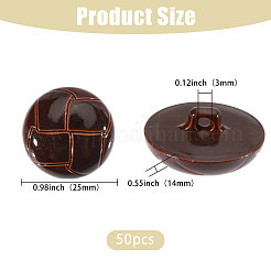 Пластиковые кнопки 1-отверстие BUTT-CA0001-34A