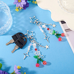 2шт. подвесные украшения из вишневого пластика&nbsp;HJEW-TA0001-35