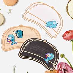 3 шт. 3-х цветные шаблоны шляп из МДФ&nbsp;DIY-CN0003-35