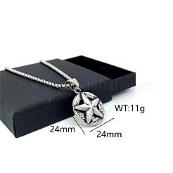 Ожерелья из нержавеющей стали с подвеской в виде звезды YC5838