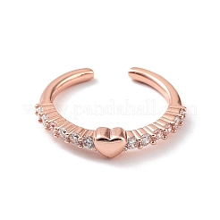 Покрытие стойки в форме сердца RJEW-D020-12RG