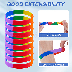 20шт радужный браслет гордости BJEW-CN0001-03