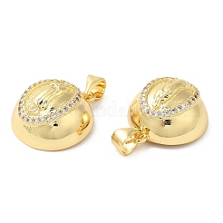 Латунь с подвесками из фианита&nbsp;KK-K339-02G