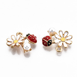 Подвески из эмали и сплава&nbsp;ENAM-S126-011-RS