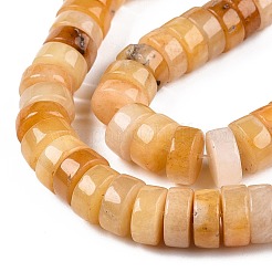 Природный Топаз нефрита бисер нитей G-T138-46