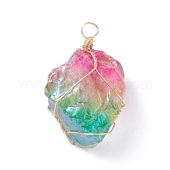 Подвески из необработанного натурального кварца&nbsp;PALLOY-JF01100