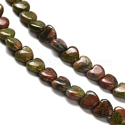 Природные Unakite бисер нитей G-P575-C11-6mm