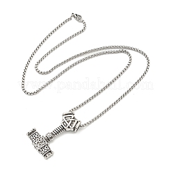 Сплав ожерелье NJEW-B103-01AS-03