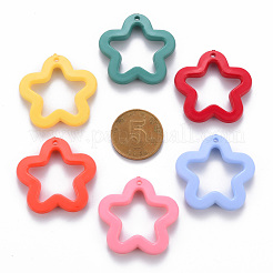 Непрозрачные акриловые подвески MACR-S373-24H