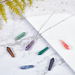 Бусины 20 шт. 20 стиля натуральные и синтетические бусины из драгоценных камней G-NB0003-02