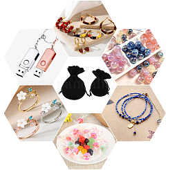 20 шт. 2 стильных бархатных мешочка из тыквы&nbsp;TP-BBC0001-02C