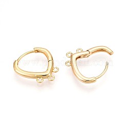 Латунная серьга-кольцо KK-N261-65G