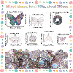 100 г смоляных подвесок и бусин набор для самостоятельного изготовления бижутерии&nbsp;OHAR-SC0003-01A