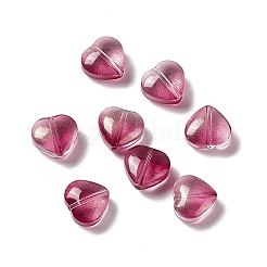 Гальваника прозрачная стеклянная бусина&nbsp;EGLA-H102-08K