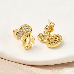 Серьги-гвоздики из циркония EJEW-A145-03A-G