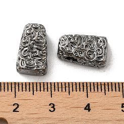 Текстурированные латунные бусы&nbsp;KK-H455-04B