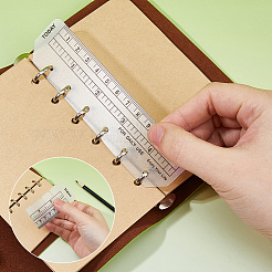 24шт 3 стиля пластиковая закладка линейка&nbsp;AJEW-FH0006-04B