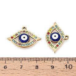 Подвески из нержавеющей стали 304 со стразами&nbsp;STAS-N110-51B-G