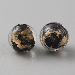 Бусины ручной работы бусины золотого песка&nbsp;LAMP-WH0011-03B-02