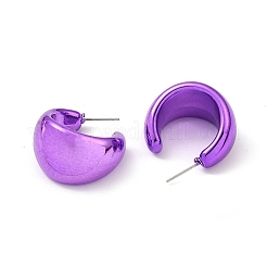 Акриловые серьги-гвоздики в форме арки EJEW-P251-30