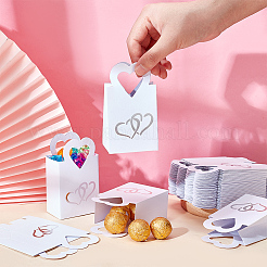 Держатель для сумочки с серебряным тиснением в форме сердца&nbsp;KBAG-WH0045-05A