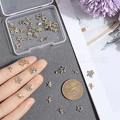 Звезда сплава горный хрусталь кабошоны&nbsp;MRMJ-CP0001-43B