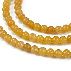 Природный Топаз нефрита бисер нитей G-M438-A06-01