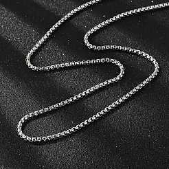 Изготовление ожерелий из венецианской цепочки из нержавеющей стали 304&nbsp;LS-STAS-A028-N031P-A