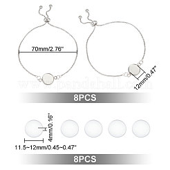 Набор для изготовления браслета из плоских круглых звеньев своими руками DIY-UN0004-11