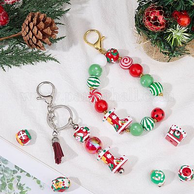 9 стиль непрозрачные бусины из акриловой эмали SACR-SC0001-42-1