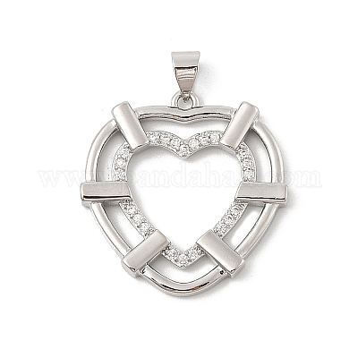 Латунные микро проложить кубического циркония подвески KK-U047-22P-1